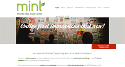 Desktop Screenshot of mintmarketingsolutions.com